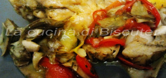 Pollo con alcachofas – Pollo con carciofi – Chicken with artichokes