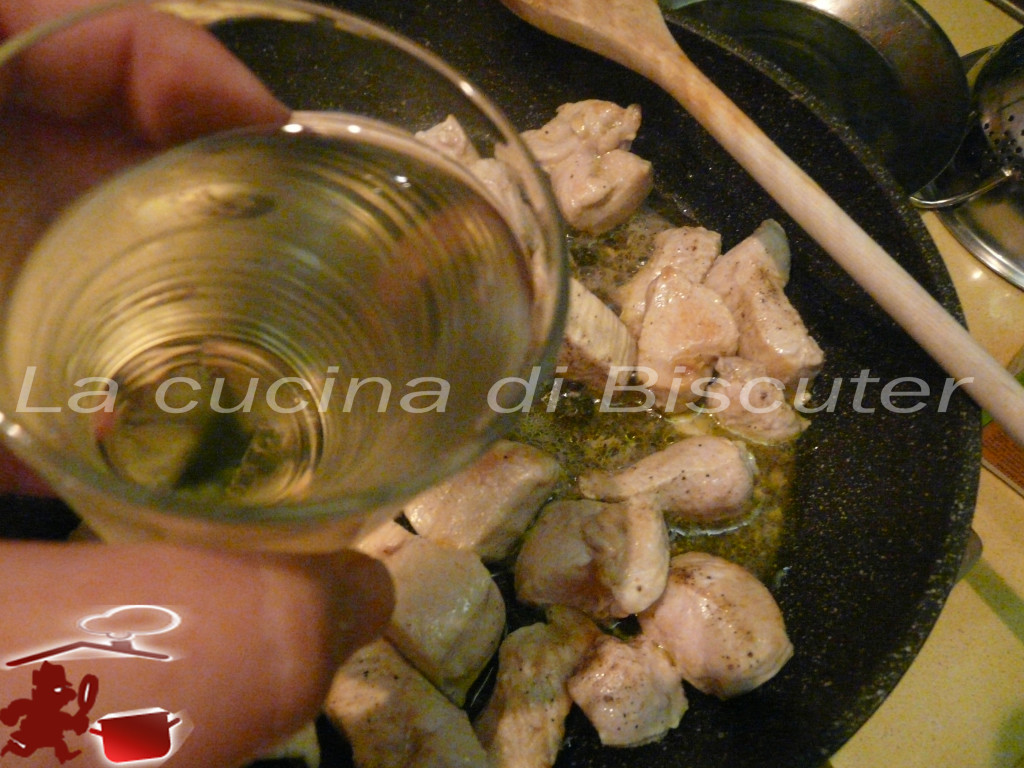 Bocconcini di pollo al profumo di pesca 6