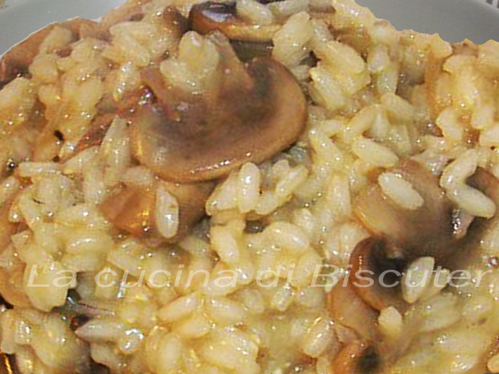 Risotto ai funghi champignon