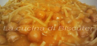 La pasta e ceci alla romana