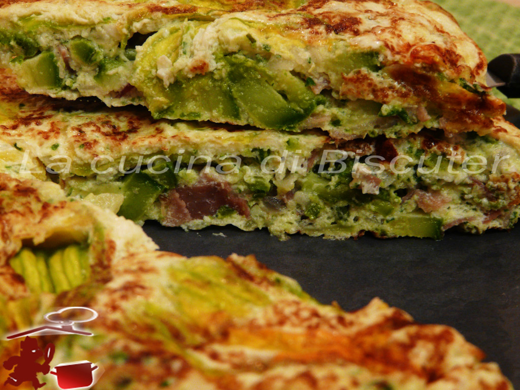 Frittata bianca di zucchine -