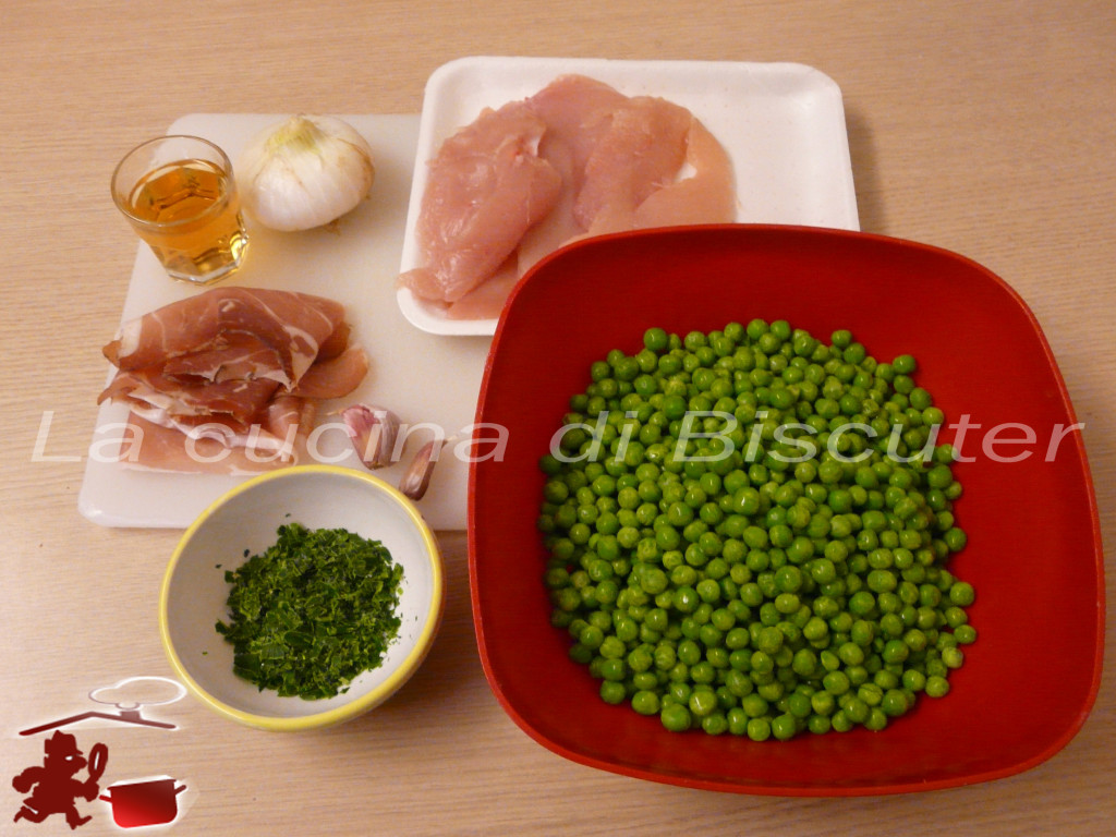 Pollo con piselli allla Asturiana 1