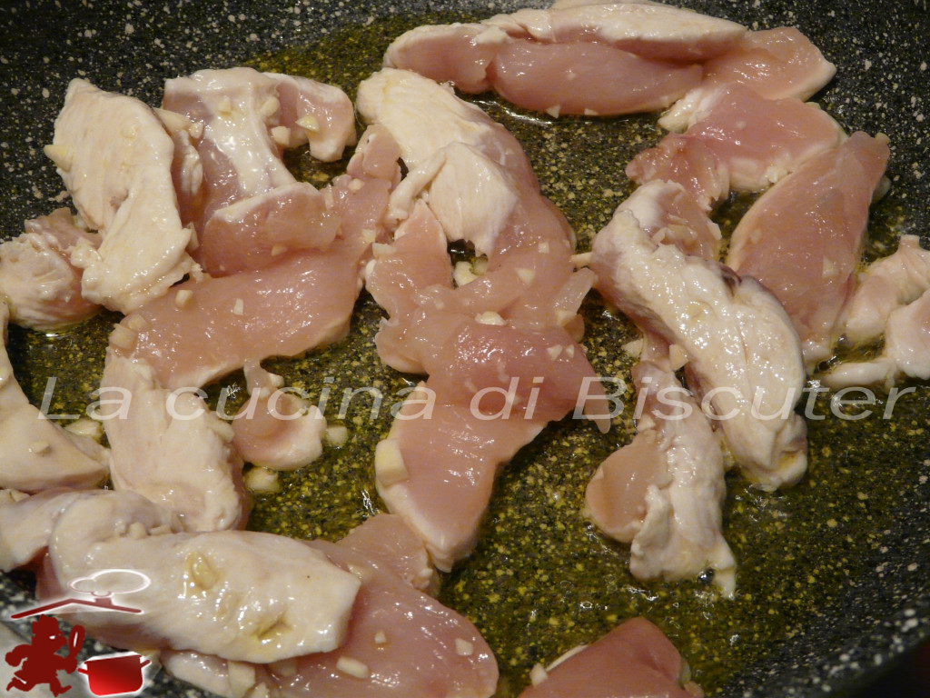 Pollo con piselli allla Asturiana 5