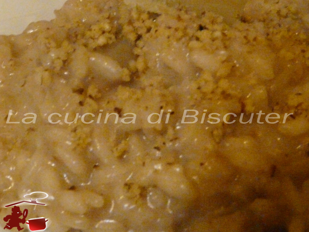 risotto castagne noci taleggio -